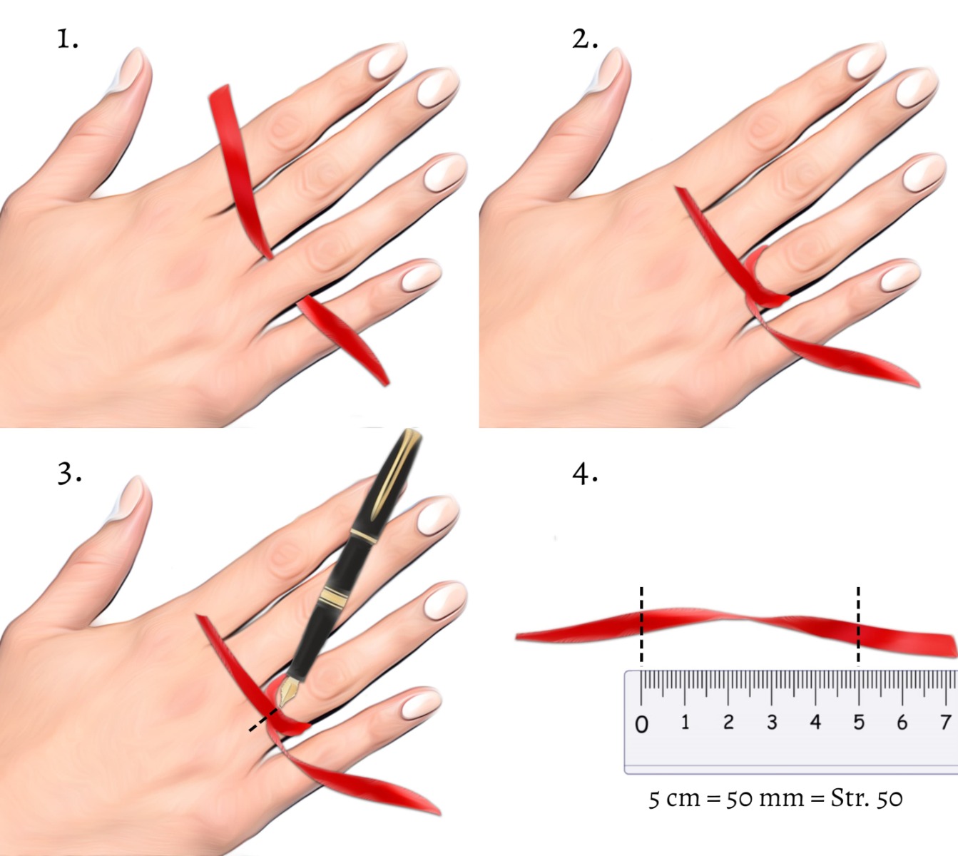 Sådan måler du din ringstørrelse på din finger
