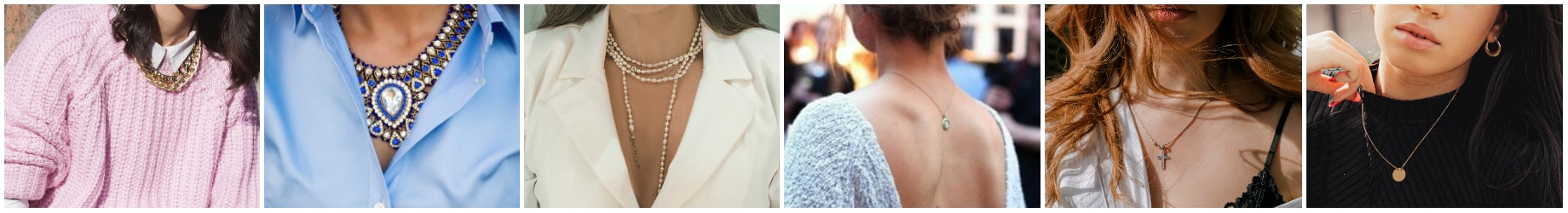 styling muligheder med statement halskæder og små halskæder med vedhæng til kvinder