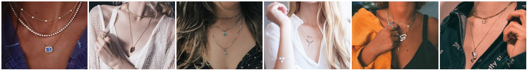 lag på lag styling forslag af halskæder til kvinder