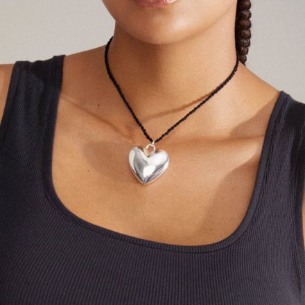Pilgrim REFLECT Recycled Heart Necklace