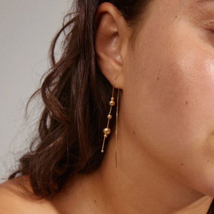 Pilgrim ETINE Recycled Chain Earrings