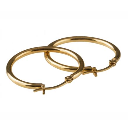 Pico Basic Large Hoop Goldplated