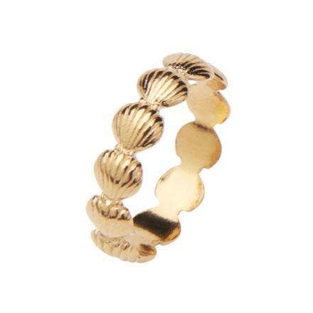 Pico Coquille Ring Goldplated
