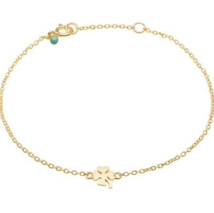 Enamel Clover Goldplated