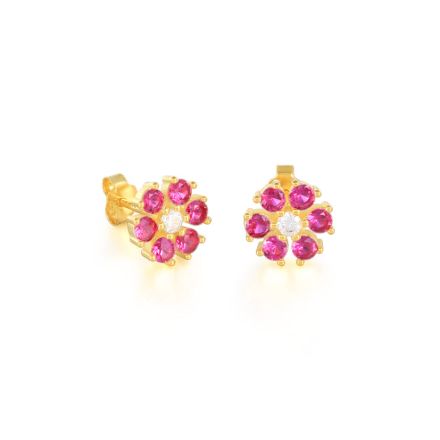 Carrie Taylor Flower Stud CTJ2