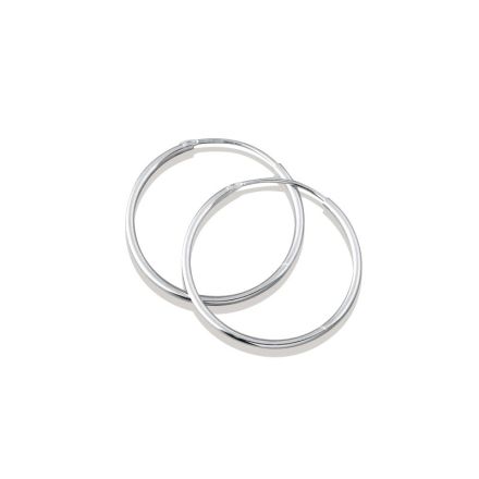 Carrie Taylor 22mm Classic Silver Hoops CTJ58