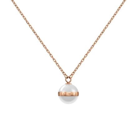 Daniel Wellington Emalie Necklace Satin White DW00400157