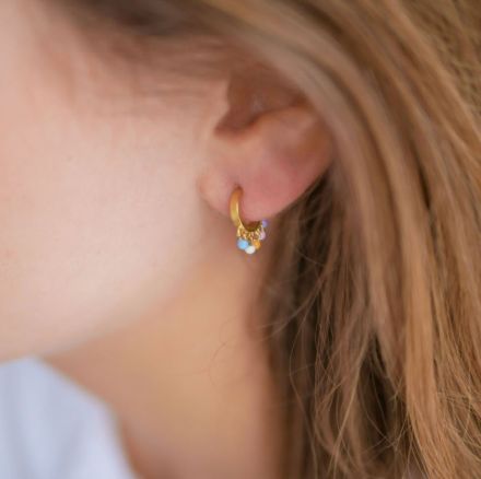 Enamel Rainbow Goldplated