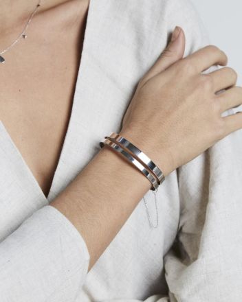 Rosefield Double Bar Bangle