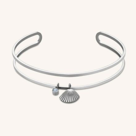 Rosefield Pendant Bangle Swarovski Crystal