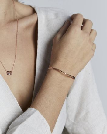 Rosefield Iggy Twisted bangle