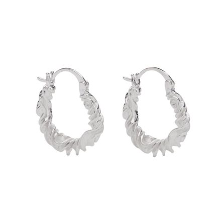 Pico Ocean Petit Hoop Silverplated Brass