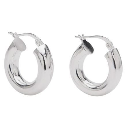 Pico Amanda X Hoops Silverplated