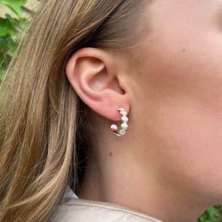 Pico Coquille Studs Silver